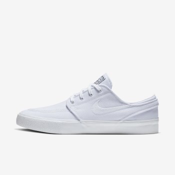 Nike SB Zoom Stefan Janoski Canvas RM - Női Deszkás Cipő - Fehér/Világos Barna/Fekete/Fehér